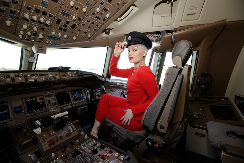 Jessie J is plane amazing as she performs live show on board British Airways jet to mark the arrival of summer back home